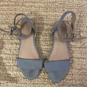 Raye blue espadrille sandals!